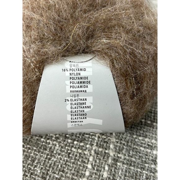 Set of 2 Lang Yarns Passione‎ Baby Alpaca 25g 82% Alpaca 16% Polyamide Brown NWT - Picture 2 of 4